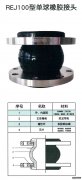 REJ100型單、雙球橡膠接頭描述